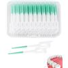 IPNSDON 100 Pezzi Scovolini dentali, Scovolino Interdentale Silicone Scovolino Denti Spazzolini Interdentali con Scatola per l'Igiene Dentale Mantenimento Della Salute Orale