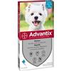 BAYER S.P.A. Advantix spot-on 4 pipette 1 ml cani 4-10 kg scad. 11-2027 -DISPONIBILE IN CATALOGO ANCHE CONFEZIONE DA 6 PIPETTE