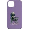 Alien Boba Club Custodia per iPhone 13 Divertente design con alieno grigio che beve il tè viola Boba I Live Here