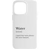 Molle a molla nere Custodia per iPhone 14 Pro Max La definizione di salute dell'acqua salva vite