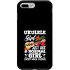 Funny Ukulele Musician Hawaiian Music Ap Custodia per iPhone 7 Plus/8 Plus Non sottovalutare mai una ragazza con un musicista di ukulele