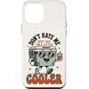 Retro Travel Car Camping Fridge 70s Sill Custodia per iPhone 12 mini Don't Hate Me Cos I'm A Little Cooler - Divertente scatola per il ghiaccio da picnic
