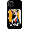 Funny Animal What Humor Joke Animal Meme Custodia per iPhone 11 Pro Max Pig What? Pig Meme Pig Divertente Detto Animale