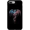 Paint Dripping Patriotic 4th of July US Custodia per iPhone 7 Plus/8 Plus Dragon Fantasy Bandiera americana USA Drip Graffiti Patriottismo