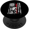 Firefighter American FlagThin Red Line F Firefighter American Flag Thin Red Line Cool Fireman Patriot PopSockets PopGrip Adesivo