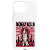Bernese Mountain Puppy Lover PS Custodia per iPhone 15 Divertente Retro Giapponese Dogzilla Bernese Mountain Dog Amante
