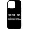 Pigboat Combat Open Sea Veteran Ocean De Custodia per iPhone 15 Pro Max Sottomarino sottomarino sommergibile a propulsione nucleare