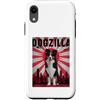Border Collie Puppy Lover PS Custodia per iPhone XR Divertente retrò giapponese Dogzilla Border Collie amante dei cani