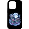 Kawaii Pigeon Club Custodia per iPhone 15 Pro Kawaii Pigeon Funny Moon Storm Meme Meme Bird Art