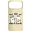 Funny Easter Bunny Martial Arts Karate R Custodia per iPhone 17 Pro Max Ogni coniglietto era Kung Fu combattendo carino duo
