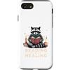 Bookworm Raccoon Reading Healing Custodia per iPhone SE (2020) / 7/8 Leggere invece di guarire carino procione amante dei libri