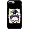 Non Binary Flag Black Girl Tees Custodia per iPhone 7 Plus/8 Plus Ragazza Nera Bandiera Non Binaria