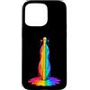 Orchestra-Musica-Strumento Accessori Reg Custodia per iPhone 15 Pro Max Dulcimerista Drip-Painting-Art 80s 90s Giocatore di Dulcimer