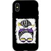 Non Binary Flag Black Girl Tees Custodia per iPhone X/XS Ragazza Nera Bandiera Non Binaria
