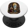 Holy Art Nostra Signora Di Lourdes Mariano Cattolico Gotico Mosaico Icona Arte PopSockets PopGrip Adesivo