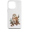 Timowo Studio Custodia per iPhone 13 Pro Gufo della Foresta Naturale