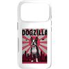 Boston Terrier Puppy Lover PS Custodia per iPhone 17 Pro Divertente retrò giapponese Dogzilla Boston Terrier amante dei cani