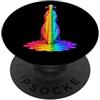Orchestra-Musica-Strumento Accessori Reg Dulcimerista Drip-Painting-Art 80s 90s Giocatore di Dulcimer PopSockets PopGrip Adesivo