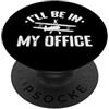 wing walker aerial acrobatics airplane w Sarò nel mio hobby Office Wing Walker PopSockets PopGrip Adesivo