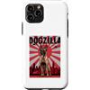Belgian Malinois Puppy Lover PS Custodia per iPhone 11 Pro Divertente retrò giapponese Dogzilla belga Malinois amante dei cani