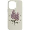 Cottagecore Naturalist Plant Design for Custodia per iPhone 14 Pro Max Fiore di fiori di campo grafico botanico lilla