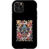 TOKYO WAVES Oni Mask Designs Custodia per iPhone 11 Pro Yokai Oni Maschera Diavolo Giapponese Demone Tattoo Oni Mask