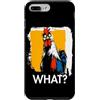 Funny Animal What Humor Joke Animal Meme Custodia per iPhone 7 Plus/8 Plus Gallo Cosa? Gallo Meme Gallo Divertente Detto Animale