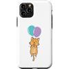 Animal funny cute sweet Nature Mammal Zo Custodia per iPhone 11 Pro simpatico gatto si blocca sul palloncino