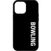 Funny Bowling Tees & Gifts Custodia per iPhone 12 Pro Max Bowling Verticale
