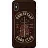 Bookworm Reading Fantasy Romance Book Custodia per iPhone X/XS Romantasy Book Club Romance Reader Libri fantasy