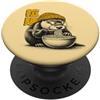 Simpatici Animali Anime e Cucina Giappon Lontra divertente che Mangia le Tagliatelle di Ramen PopSockets PopGrip Adesivo