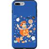 Disney Custodia per iPhone 7 Plus/8 Plus Disney Halloween Donald Duck Cute Pumpkin Costume Collage