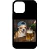 Funny Chihuahua Dog Drinking Beer Meme Custodia per iPhone 12 Pro Max Chihuahua Bere Birra Divertente Chihuahua Cane Meme