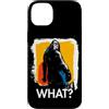 Funny Animal What Humor Joke Animal Meme Custodia per iPhone 14 Plus Bigfoot Cosa? Sasquatch Meme Bigfoot Divertente Detto Animale
