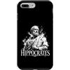 Ancient Greek Hippocrates Doctor Philoso Custodia per iPhone 7 Plus/8 Plus Ippocrate Antica Medicina Greca Medico Icona