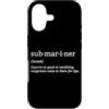Pigboat Combat Open Sea Veteran Ocean De Custodia per iPhone 17 Sottomarino sottomarino sommergibile a propulsione nucleare