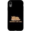 Sleep Tired Animal Nightgown children Py Custodia per iPhone XR Pigiama ibernato e freddo