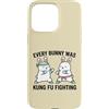 Funny Easter Bunny Martial Arts Karate R Custodia per iPhone 15 Pro Max Ogni coniglietto era Kung Fu combattendo carino duo