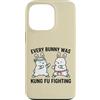 Funny Easter Bunny Martial Arts Karate R Custodia per iPhone 13 Pro Ogni coniglietto era Kung Fu combattendo carino duo