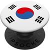 Korean Flag Minimalist Graphic Art Grafica minimalista dell'illustrazione della bandiera coreana PopSockets PopGrip Adesivo
