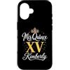 Mis Quince Kimberly Tees Custodia per iPhone 16 Mis Quince Kimberly 15 Quinceanera Messicano Compleanno XV Festa