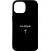 33ANDME Jesus King Christian Faith minim Custodia per iPhone 15 PNEUMA Citazione greca Spirito Soffio Vitale con croce Gesù