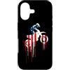 Paint Dripping Patriotic 4th of July US Custodia per iPhone 17 Dirt Bike Motocross Bike Bandiera Americana USA Drip Graffiti