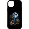 Stormy Amphibian Designs Custodia per iPhone 14 Plus Divertente Rana Maledetto Rospo Moonlight Ribbit Luna Howling Meme