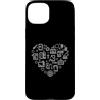 Phone Repair Line Design Custodia per iPhone 15 Plus Cuore di riparazione smartphone per fissatori di telefono