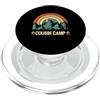 Cousin Camp Matching Camping Outfits Cugino Crew 2026 Camp Crew Vacanze estive in famiglia PopSockets PopGrip per MagSafe
