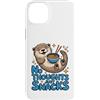 Cute Otter Ramen No Thoughts Just Snacks Custodia per iPhone 14 Plus Nessun pensiero Solo Snack Carino Otter Ramen