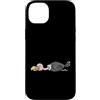 Sleep Tired Animal Nightgown children Py Custodia per iPhone 14 Plus Avvoltoio addormentato