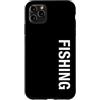 Funny Fishing Tees & Gifts Custodia per iPhone 11 Pro Max Pesca verticale
