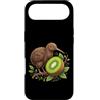 kiwi bird fruit slice leafy branch anima Custodia per iPhone Air Kiwi Uccello Frutto Ramo Foglie Natura